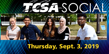 Meet student reps at TCSA Social- Sept. 3