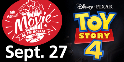 Triton College Presents ‘Toy Story 4’ at 9th Annual Movie on the Mounds – Sept. 27