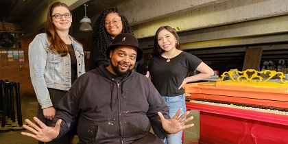 Pop-Up Piano project strikes chord of creativity for Triton art students